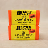Bullets 6.5mm 130gr VLD Match x200#05256826