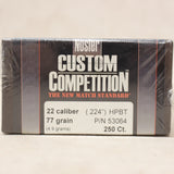 Bullets 22 Cal 77gr Custom Comp HPBT x250 #05256829