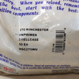 Unfired Brass 270 Win x72 #05256837