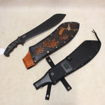 "Halfachance" Machete w/ Custom Leather Sheath #05015810