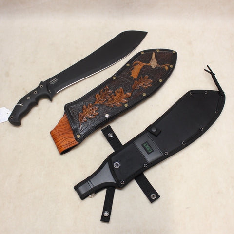 "Halfachance" Machete w/ Custom Leather Sheath #05015810