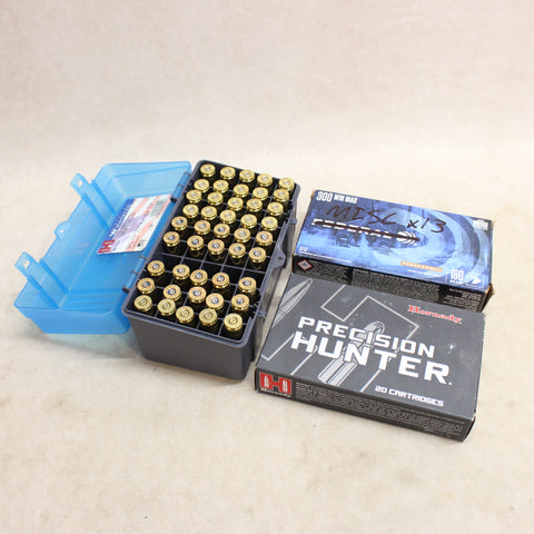 Ammo 300 Win Mag ELD-X & Misc x33 w/ Brass #06175819