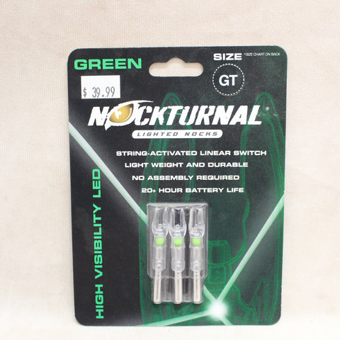 NEW Lighted GT-Nocks - Green x3 #05075a6f