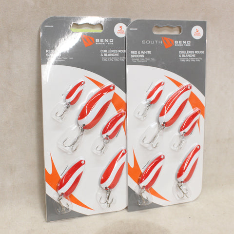 NEW Red & White Spoons x10 #11245839