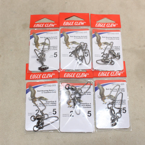 NEW No.5 Ball Bearing Swivel x12 #11245857