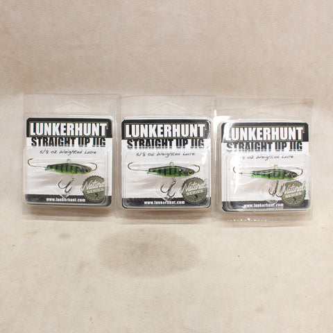 NEW 5/8oz Straight-Up Jig x3 - Perch #11245861