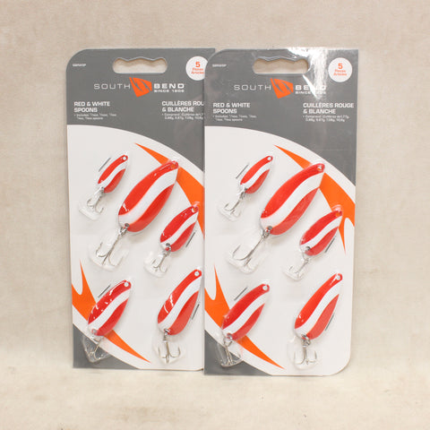 NEW Red & White Spoons x10 #10065818