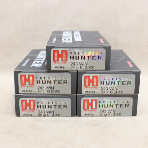 NEW Ammo 243 Win 90gr ELD-X x100 #11265a60