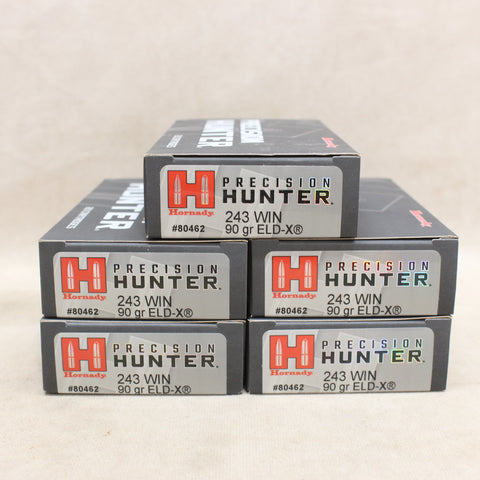 NEW Ammo 243 Win 90gr ELD-X x100 #11265a61