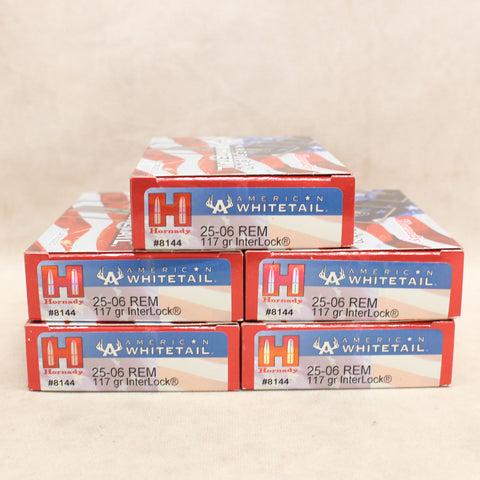 NEW Ammo 25-06 Rem 117gr InterLock SP x100 #11265a62