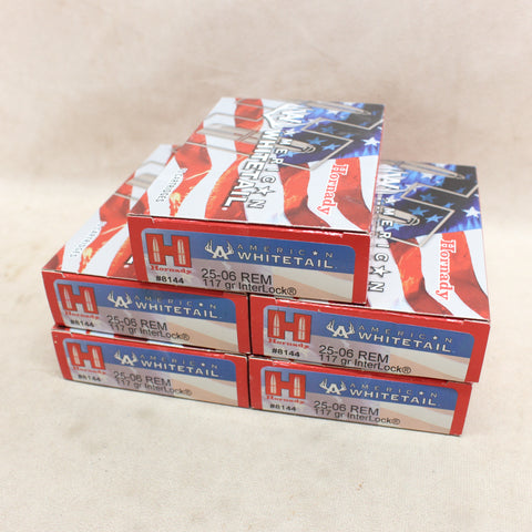 NEW Ammo 25-06 Rem 117gr InterLock SP x100 #11265a63