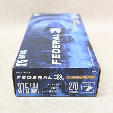 NEW Ammo 375 H&H Mag 270gr SP x20 #11265a6f
