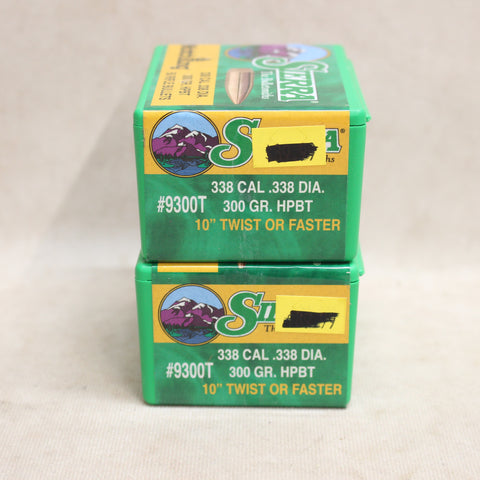 NEW Bullets 338 Cal Matchking 300gr HPBT x100 #11265a71