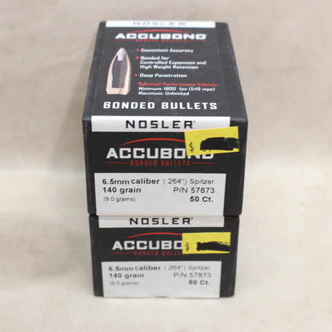 NEW Bullets 6.5mm 140gr AccuBond x100 #11265a74