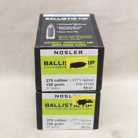 NEW Bullets 270 Cal 150gr Ballistic Tip x100 #11265a77