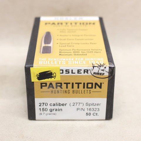 NEW Bullets 270 Cal 150gr Partition x50 #11265a7f