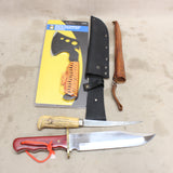 Bowie Knife, Fillet Knife, & Camp Hatchet #08056810