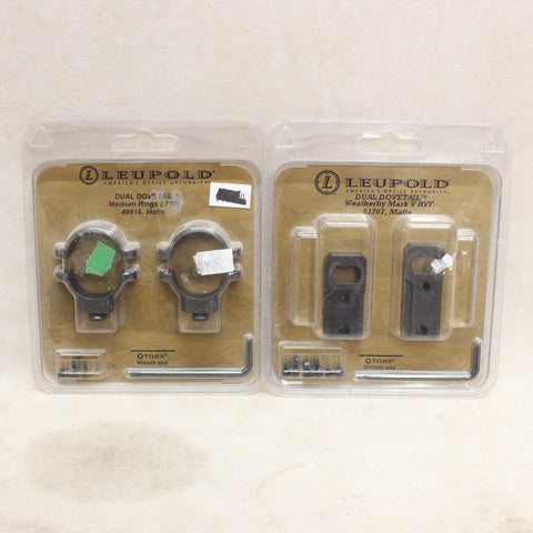 Mark V Dual Dovetail Scope Bases & 1" Rings #11255812