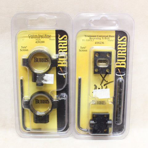 X-Bolt TU Scope Bases & 1" Rings #11255817