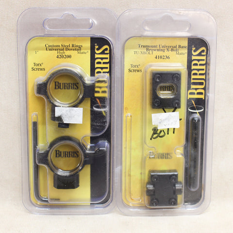 X-Bolt TU Scope Bases & 1" Rings #11255818