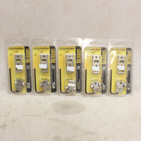 Tikka Pattern Nickel TU Scope Bases x5 Pair #11255824