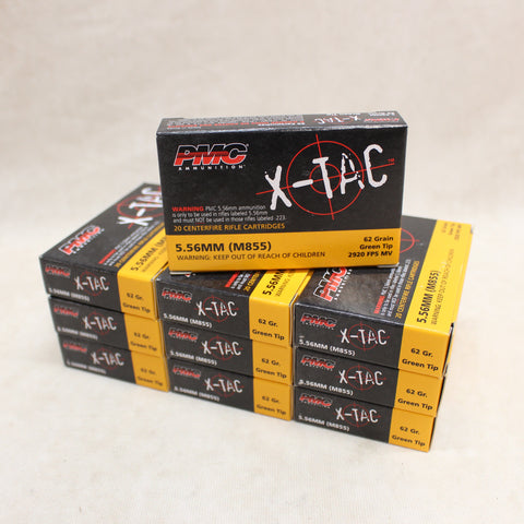 NEW Ammo X-TAC 5.56 Green Tip x 200 #03105009