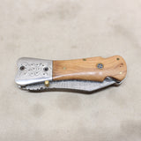 NEW 3.25" Damascus Folding Knife w/ Sheath #01286802