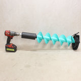 Hammer Drill w/ 6" Ice Auger & Battery #01286811