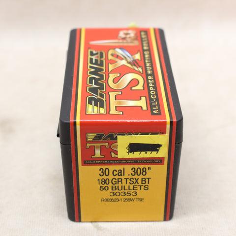 NEW Bullets 30 Cal 180gr TSX BT x50  #11285a94