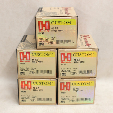 NEW Ammo Custom 50 AE XTP x 100 #11275003