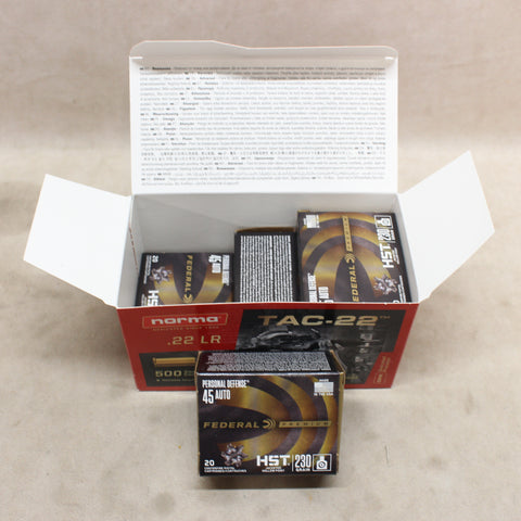 NEW Ammo Personal Defense 45 Auto HST x 100 #11275004