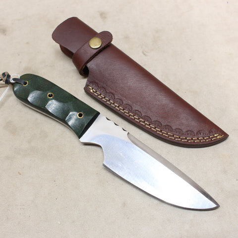NEW 6" Forged Drop Point Knife w/ Sheath #11275804