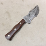 NEW 5.25" Damascus Modified Skinner w/ Sheath #11275805