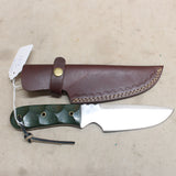 NEW 5-7/8" Forged Straight Back Knife w/ Sheath #05136821