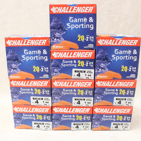 NEW Ammo 20Ga No.4 Lead x 250 #05125014