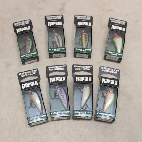 NEW 2-1/4" Countdown Elite Lures x8 #05125845