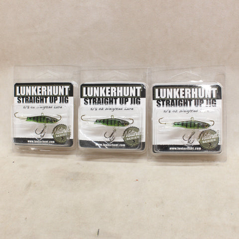 NEW 5/8oz Straight-Up Jig x3 - Perch #10145815