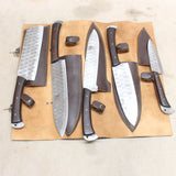 NEW Damascus 5-pc Knife Set #05186801