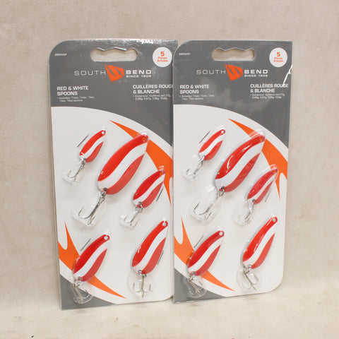 NEW Red & White Spoons x10 #10145842