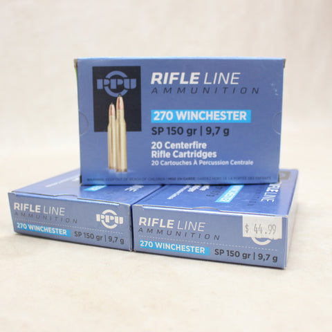 NEW Ammo 270 Win 150gr SP x60 #05145a8b