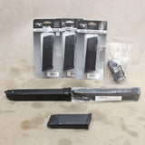 Extended & Standard Glock 45ACP Magazines x6 w/ Loading Tool #08116803