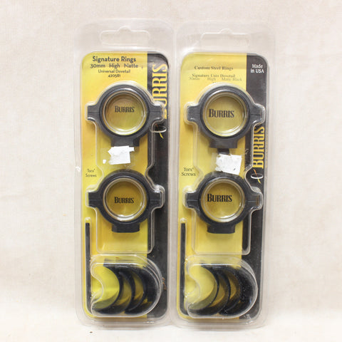 Signature 30mm Universal Scope Rings x2 Pair #12015840