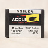 NEW Bullets 30 Cal 180gr AccuBond x50  #05216ad9