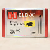 NEW Bullets 7mm 162gr ELD-X x100 #05216add