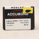 NEW Bullets 6.5mm 140gr AccuBond x50 #05216adf