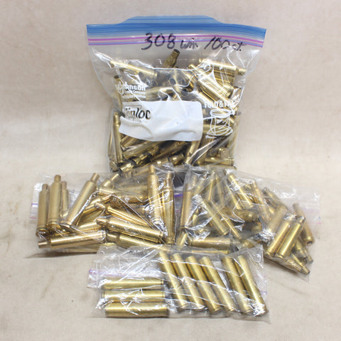 Empty Brass 257 Wby, 250 Sav, & More #12015884