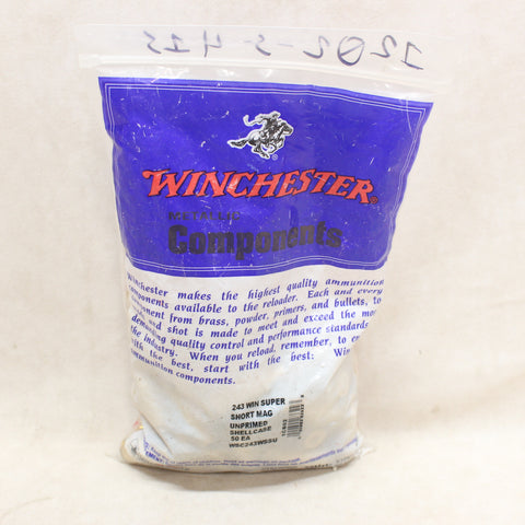 Unfired Brass 243WSSM x50 #12025414