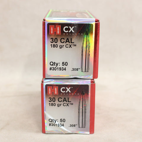NEW Bullets 30 Cal 180gr CX x100 #12045aa5