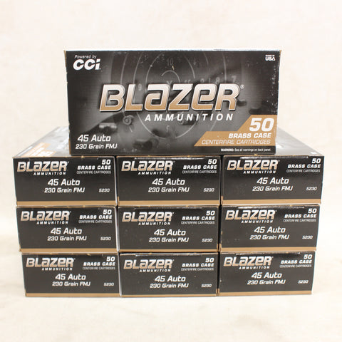 NEW Ammo 45 ACP 230gr FMJ x500 #12045aa6