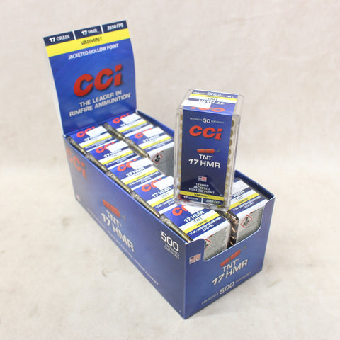 NEW Ammo 17 HMR 17gr TNT JHP x500  #12045aad